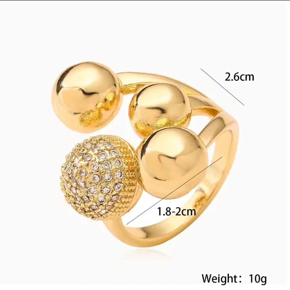 Statement Gold Ring Jewelry